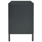 vidaXL Mobile TV Antracite 105x35x52 cm in Acciaio e Vetro vidaXL Mobile TV Antracite 105x35x52 cm in Acciaio e Vetro