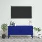 vidaXL Mobile TV Blu Marino 105x35x50 cm in Acciaio vidaXL Mobile TV Blu Marino 105x35x50 cm in Acciaio