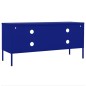 vidaXL Mobile TV Blu Marino 105x35x50 cm in Acciaio vidaXL Mobile TV Blu Marino 105x35x50 cm in Acciaio