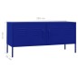 vidaXL Mobile TV Blu Marino 105x35x50 cm in Acciaio vidaXL Mobile TV Blu Marino 105x35x50 cm in Acciaio
