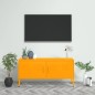 vidaXL Mobile TV Giallo Senape 105x35x50 cm in Acciaio vidaXL Mobile TV Giallo Senape 105x35x50 cm in Acciaio