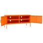 vidaXL Mobile TV Arancione 105x35x50 cm in Acciaio vidaXL Mobile TV Arancione 105x35x50 cm in Acciaio