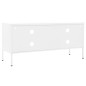 vidaXL Mobile TV Bianco 105x35x50 cm in Acciaio vidaXL Mobile TV Bianco 105x35x50 cm in Acciaio