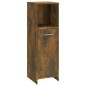 Armadietto Bagno Rovere Fumo 30x30x95 cm in Legno Multistrato Armadietto Bagno Rovere Fumo 30x30x95 cm in Legno Multistrato