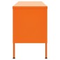 vidaXL Mobile TV Arancione 105x35x50 cm in Acciaio vidaXL Mobile TV Arancione 105x35x50 cm in Acciaio
