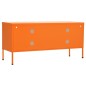 vidaXL Mobile TV Arancione 105x35x50 cm in Acciaio vidaXL Mobile TV Arancione 105x35x50 cm in Acciaio