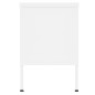 vidaXL Mobile TV Bianco 105x35x50 cm in Acciaio vidaXL Mobile TV Bianco 105x35x50 cm in Acciaio