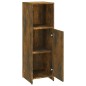 Armadietto Bagno Rovere Fumo 30x30x95 cm in Legno Multistrato Armadietto Bagno Rovere Fumo 30x30x95 cm in Legno Multistrato