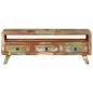 vidaXL Mobile Porta TV Multicolore 110x30x40 cm in Legno di Recupero vidaXL Mobile Porta TV Multicolore 110x30x40 cm in Legno di Recupero