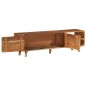 vidaXL Mobile TV Massello di Acacia con Finitura Miele 140x30x40 cm vidaXL Mobile TV Massello di Acacia con Finitura Miele 140x30x40 cm