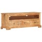 vidaXL Mobile TV in Legno Massello di Acacia 110x30x40 cm Marrone vidaXL Mobile TV in Legno Massello di Acacia 110x30x40 cm Marrone