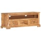 vidaXL Mobile TV in Legno Massello di Acacia 110x30x40 cm Marrone vidaXL Mobile TV in Legno Massello di Acacia 110x30x40 cm Marrone