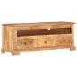 vidaXL Mobile TV in Legno Massello di Acacia 110x30x40 cm Marrone vidaXL Mobile TV in Legno Massello di Acacia 110x30x40 cm Marrone