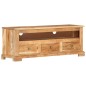 vidaXL Mobile TV in Legno Massello di Acacia 110x30x40 cm Marrone vidaXL Mobile TV in Legno Massello di Acacia 110x30x40 cm Marrone