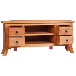 vidaXL Mobile TV 100x40x45 cm in Legno Massello di Mogano