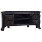 vidaXL Mobile TV Caffè Nero Chiaro 100x40x45 cm Legno Massello Mogano vidaXL Mobile TV Caffè Nero Chiaro 100x40x45 cm Legno Massello Mogano