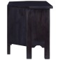 vidaXL Mobile TV Caffè Nero Chiaro 100x40x45 cm Legno Massello Mogano vidaXL Mobile TV Caffè Nero Chiaro 100x40x45 cm Legno Massello Mogano