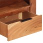 vidaXL Mobile Porta TV 110x30x40 cm in Legno Massello di Acacia