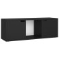 vidaXL Mobile TV Nero 88,5x27,5x30,5 cm in Truciolato vidaXL Mobile TV Nero 88,5x27,5x30,5 cm in Truciolato