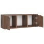 vidaXL Mobile TV Rovere Fumo 88,5x27,5x30,5 cm in Truciolato vidaXL Mobile TV Rovere Fumo 88,5x27,5x30,5 cm in Truciolato