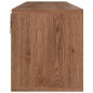 vidaXL Mobile TV Rovere Marrone 88,5x27,5x30,5 cm in Truciolato
