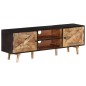 vidaXL Mobile TV 140x30x46cm Legno di Mango Grezzo e Massello d'Acacia vidaXL Mobile TV 140x30x46cm Legno di Mango Grezzo e Massello d'Acacia