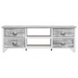 vidaXL Mobile Porta TV Bianco e Grigio 108x30x40 cm Legno di Paulownia vidaXL Mobile Porta TV Bianco e Grigio 108x30x40 cm Legno di Paulownia