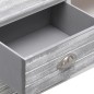 vidaXL Mobile Porta TV Bianco e Grigio 108x30x40 cm Legno di Paulownia vidaXL Mobile Porta TV Bianco e Grigio 108x30x40 cm Legno di Paulownia