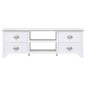 vidaXL Mobile Porta TV Bianco 108x30x40 cm in Legno di Paulownia vidaXL Mobile Porta TV Bianco 108x30x40 cm in Legno di Paulownia
