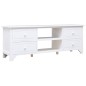 vidaXL Mobile Porta TV Bianco 108x30x40 cm in Legno di Paulownia vidaXL Mobile Porta TV Bianco 108x30x40 cm in Legno di Paulownia