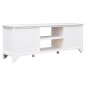 vidaXL Mobile Porta TV Bianco 108x30x40 cm in Legno di Paulownia vidaXL Mobile Porta TV Bianco 108x30x40 cm in Legno di Paulownia