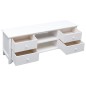 vidaXL Mobile Porta TV Bianco 108x30x40 cm in Legno di Paulownia vidaXL Mobile Porta TV Bianco 108x30x40 cm in Legno di Paulownia