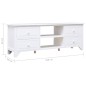 vidaXL Mobile Porta TV Bianco 108x30x40 cm in Legno di Paulownia vidaXL Mobile Porta TV Bianco 108x30x40 cm in Legno di Paulownia