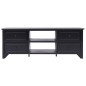 vidaXL Mobile Porta TV Nero 108x30x40 cm in Legno di Paulownia vidaXL Mobile Porta TV Nero 108x30x40 cm in Legno di Paulownia