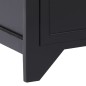 vidaXL Mobile Porta TV Nero 108x30x40 cm in Legno di Paulownia vidaXL Mobile Porta TV Nero 108x30x40 cm in Legno di Paulownia