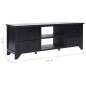 vidaXL Mobile Porta TV Nero 108x30x40 cm in Legno di Paulownia vidaXL Mobile Porta TV Nero 108x30x40 cm in Legno di Paulownia