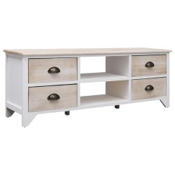 vidaXL Mobile Porta TV 108x30x40 cm in Legno di Paulownia