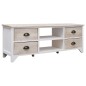 vidaXL Mobile Porta TV 108x30x40 cm in Legno di Paulownia vidaXL Mobile Porta TV 108x30x40 cm in Legno di Paulownia