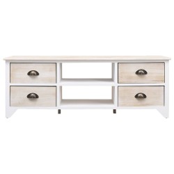 vidaXL Mobile Porta TV 108x30x40 cm in Legno di Paulownia