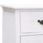 vidaXL Mobile Porta TV Bianco Anticato 108x30x40 cm Legno di Paulownia vidaXL Mobile Porta TV Bianco Anticato 108x30x40 cm Legno di Paulownia