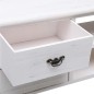 vidaXL Mobile Porta TV Bianco Anticato 108x30x40 cm Legno di Paulownia vidaXL Mobile Porta TV Bianco Anticato 108x30x40 cm Legno di Paulownia