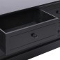 vidaXL Mobile Porta TV Nero 108x30x40 cm in Legno di Paulonia