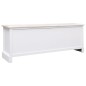 vidaXL Mobile TV Bianco e Marrone Chiaro 108x30x40 cm Legno Paulownia vidaXL Mobile TV Bianco e Marrone Chiaro 108x30x40 cm Legno Paulownia