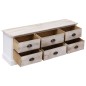 vidaXL Mobile TV Bianco e Marrone Chiaro 108x30x40 cm Legno Paulownia vidaXL Mobile TV Bianco e Marrone Chiaro 108x30x40 cm Legno Paulownia