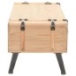 vidaXL Mobile Porta TV 110x33x35 cm in Legno Massello di Abete