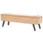 vidaXL Mobile Porta TV 110x33x35 cm in Legno Massello di Abete