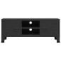 vidaXL Mobile TV Industriale Nero 105x35x42 cm in Metallo vidaXL Mobile TV Industriale Nero 105x35x42 cm in Metallo