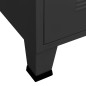 vidaXL Mobile TV Industriale Nero 105x35x42 cm in Metallo vidaXL Mobile TV Industriale Nero 105x35x42 cm in Metallo