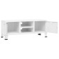 vidaXL Mobile TV Industriale Bianco 105x35x42 cm in Metallo vidaXL Mobile TV Industriale Bianco 105x35x42 cm in Metallo