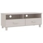 vidaXL Mobile TV HAMAR Bianco 106x40x40 cm in Legno Massello di Pino vidaXL Mobile TV HAMAR Bianco 106x40x40 cm in Legno Massello di Pino